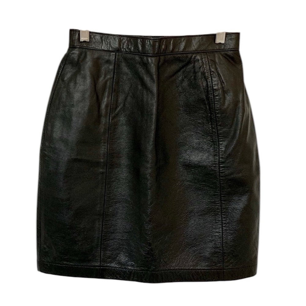 Leather skirt